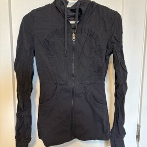 lululemon athletica Black reversible hoodie